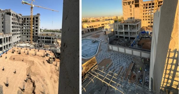 موقع تنفيذ مشروع فندق ماريوت في تبوك